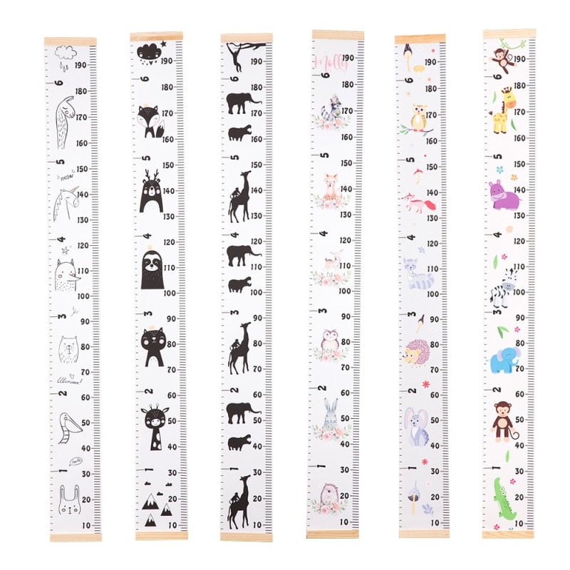 Kid's Height Chart - Cheeky Animal Collection