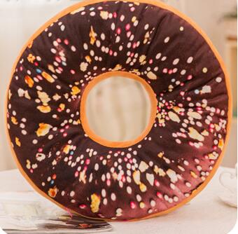 3D Donut Plush Cushion