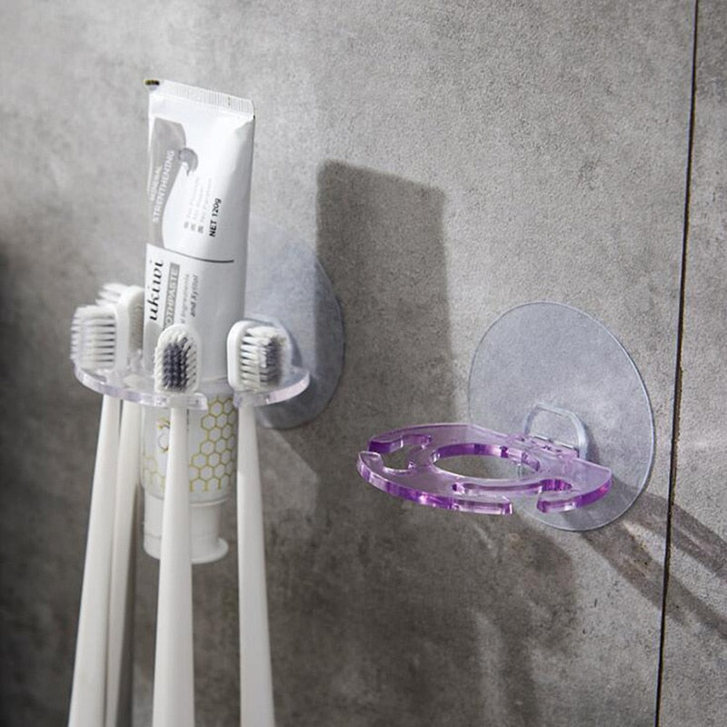 Toothbrush and Toothpaste Holder