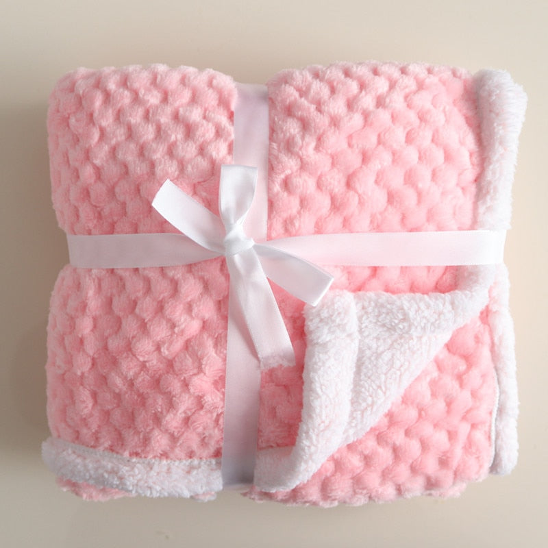 Thick Fleece Baby Blankets