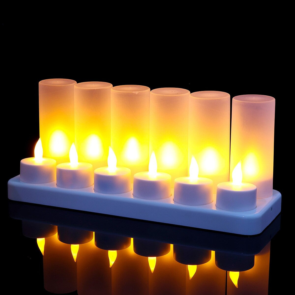 12 Piece Rechargeable Candles