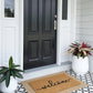 Cursive Welcome Doormat Embossed