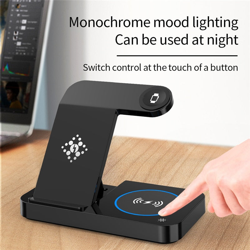 Foldable 3-in-1 Wireless Charger Stand