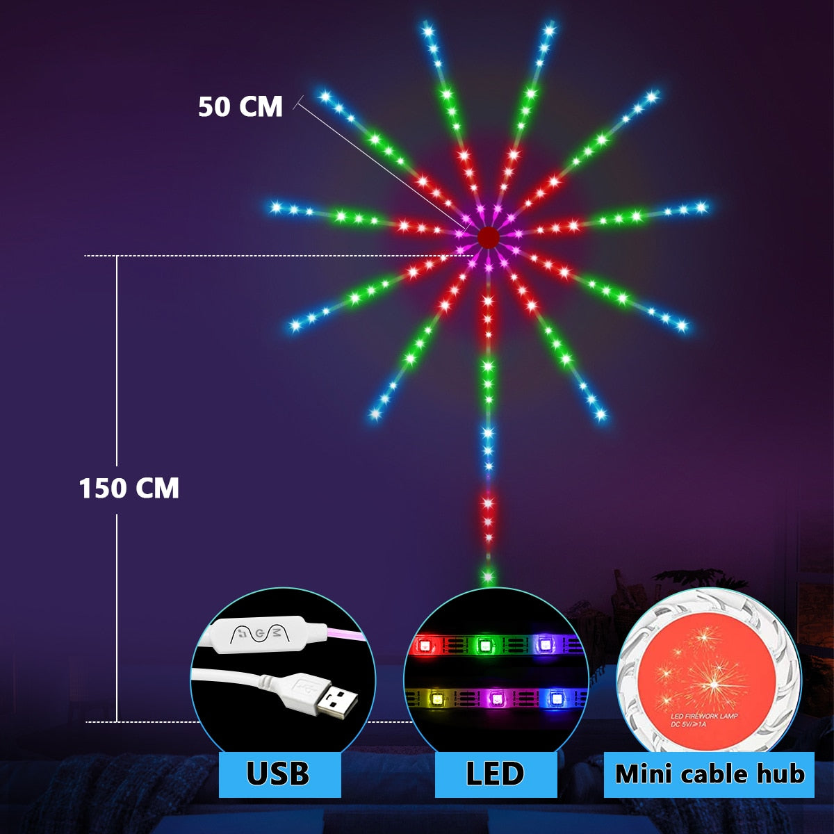 Firework LED Light Strip