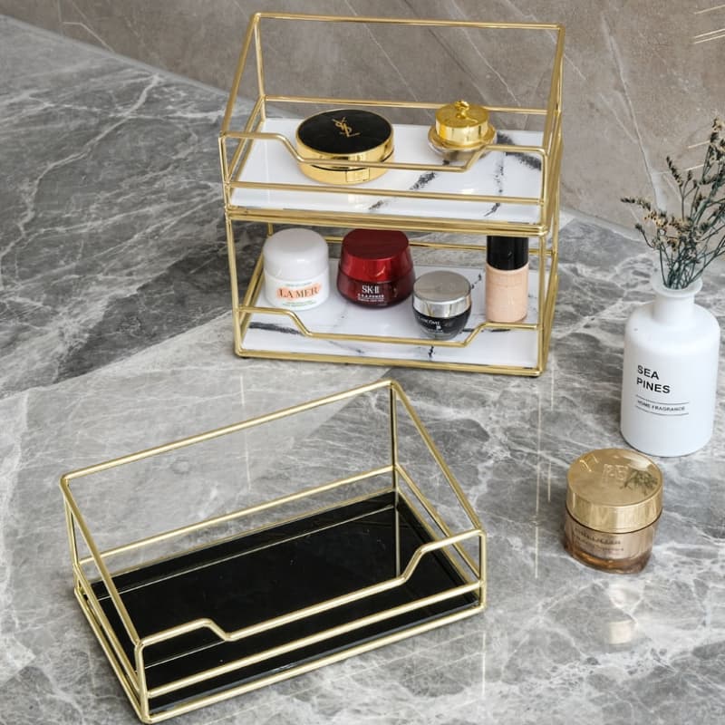 Golden Frame Beauty Organiser