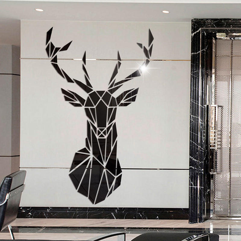 DIY Deer Mirror Decal