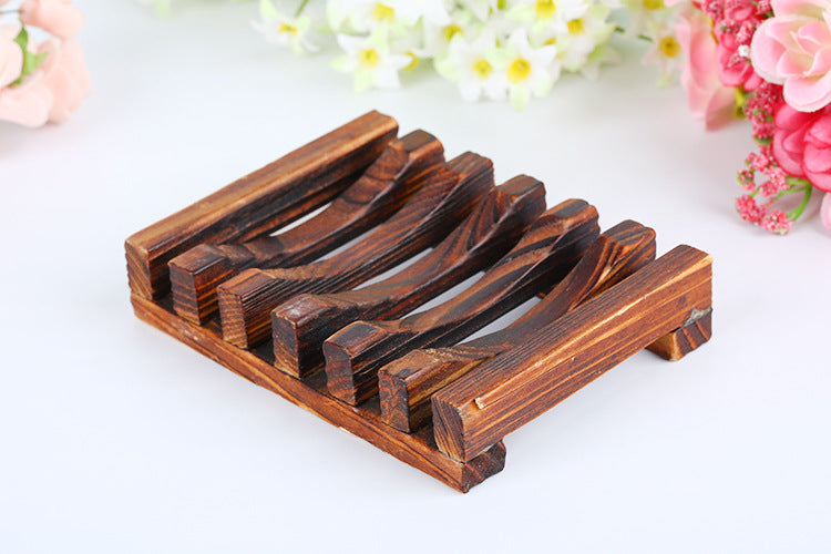 Dark Wooden Soap Holder