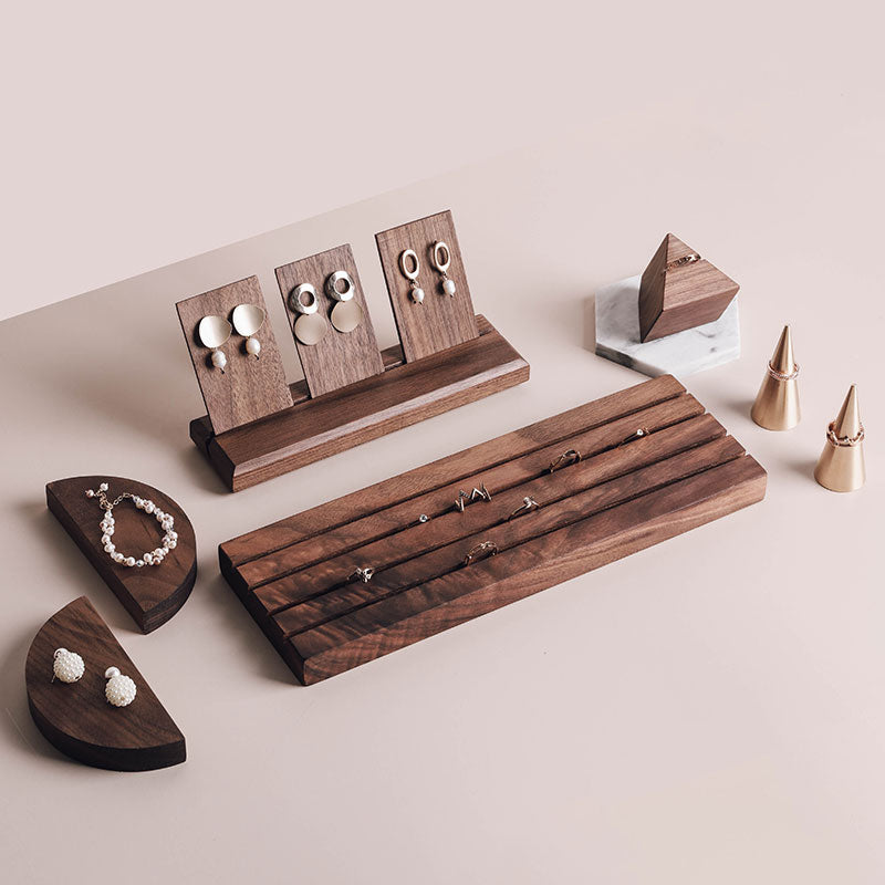 Walnut Jewellery Display