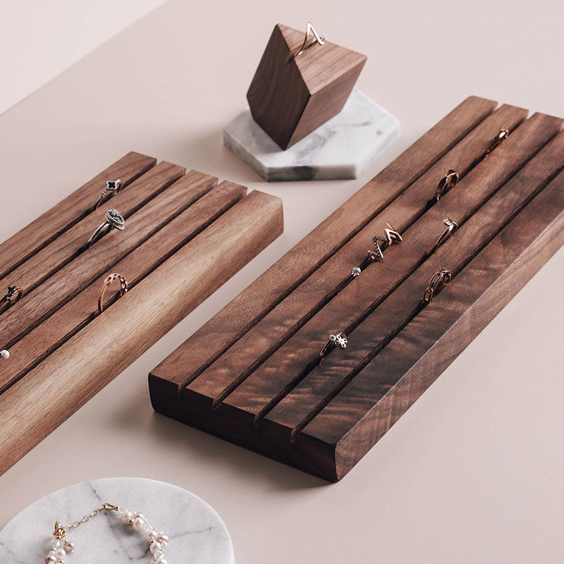 Walnut Jewellery Display