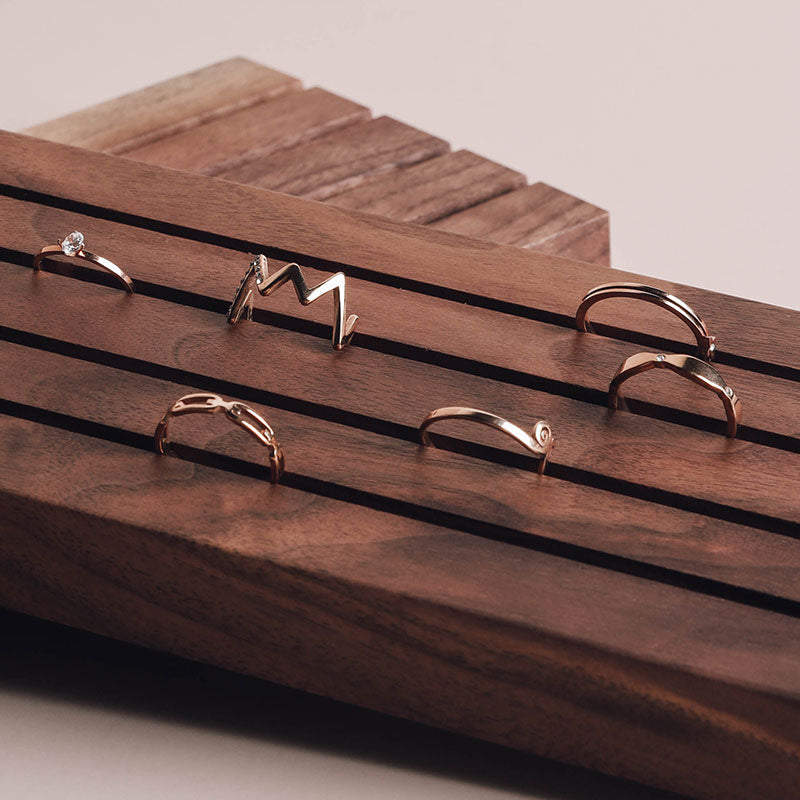 Walnut Jewellery Display