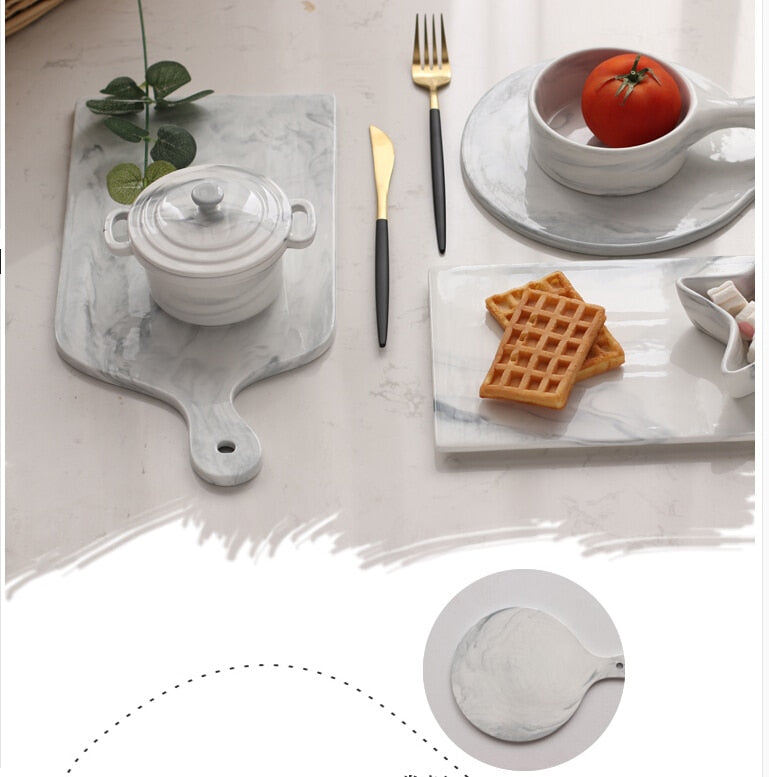 Marble Serving Piece