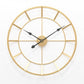 Golden European Wall Clock