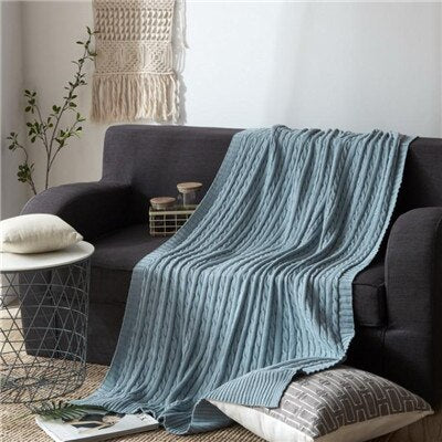 Cable Knit Blanket