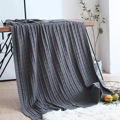 Cable Knit Blanket