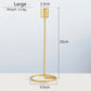 Golden Candle Holders