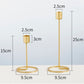 Golden Candle Holders