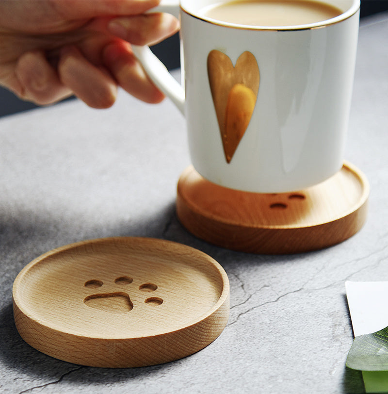 Paw Print Coaster