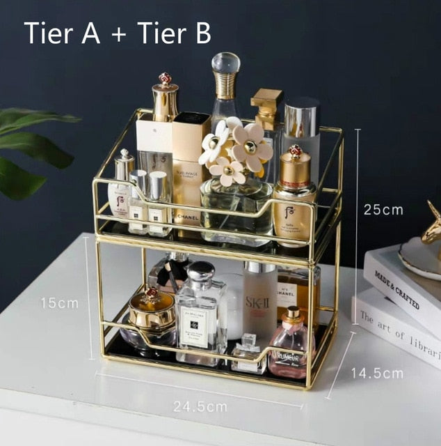 Golden Frame Beauty Organiser