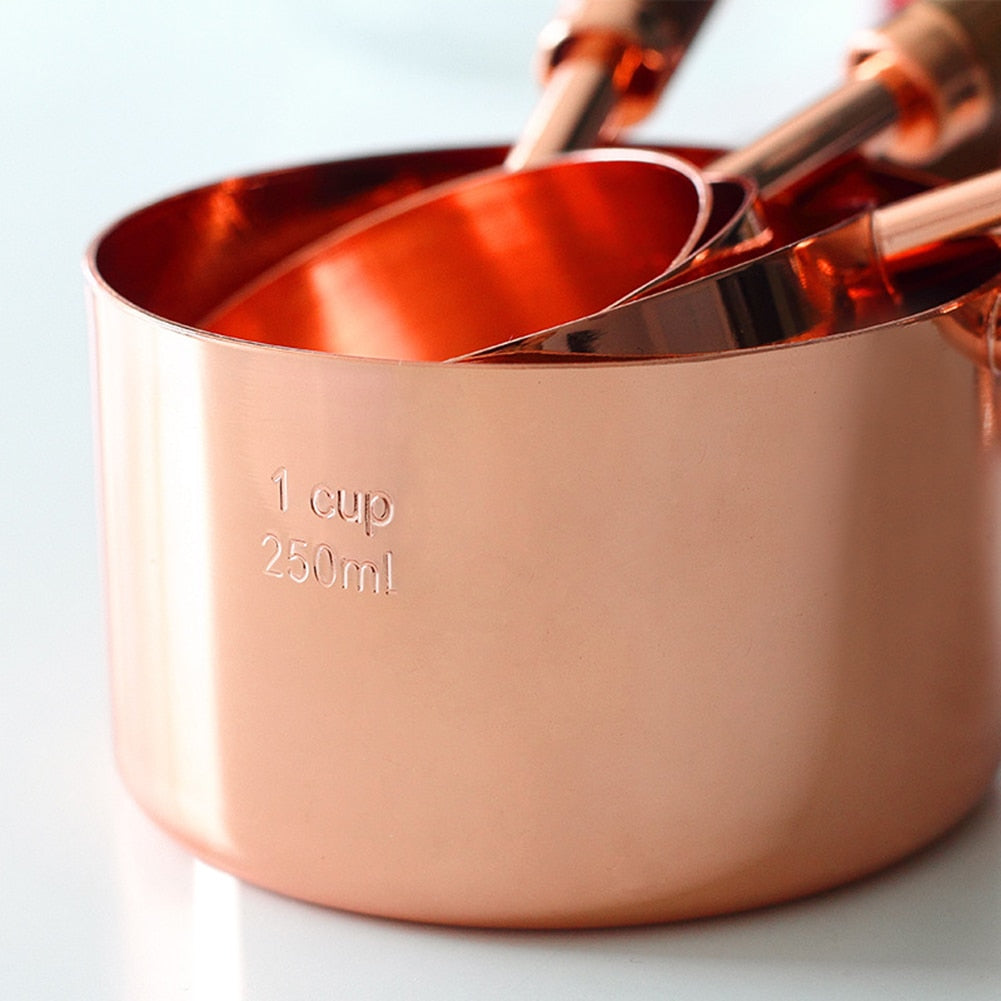 Copper Plated Measuring Set