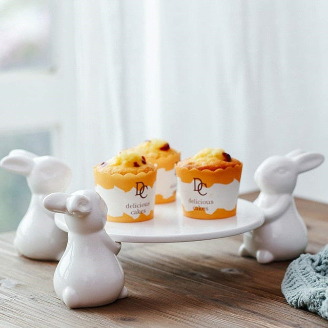 Rabbit Cake Stand