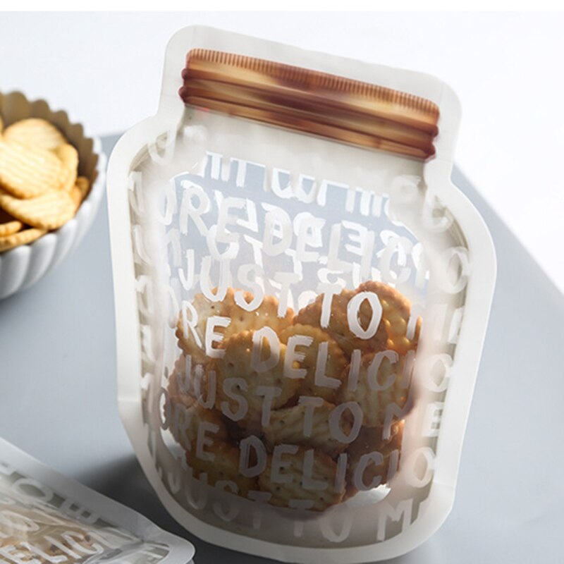 50 Piece Mason Jar Zipper Bags