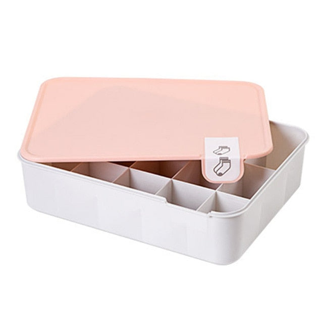 Pastel Lid Underwear Organiser