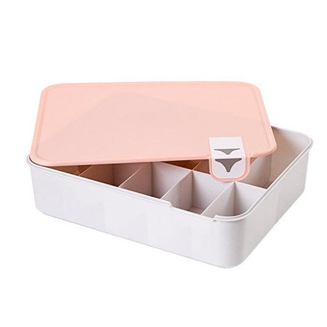 Pastel Lid Underwear Organiser