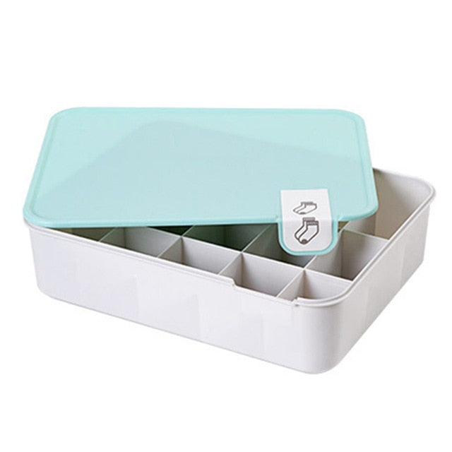 Pastel Lid Underwear Organiser