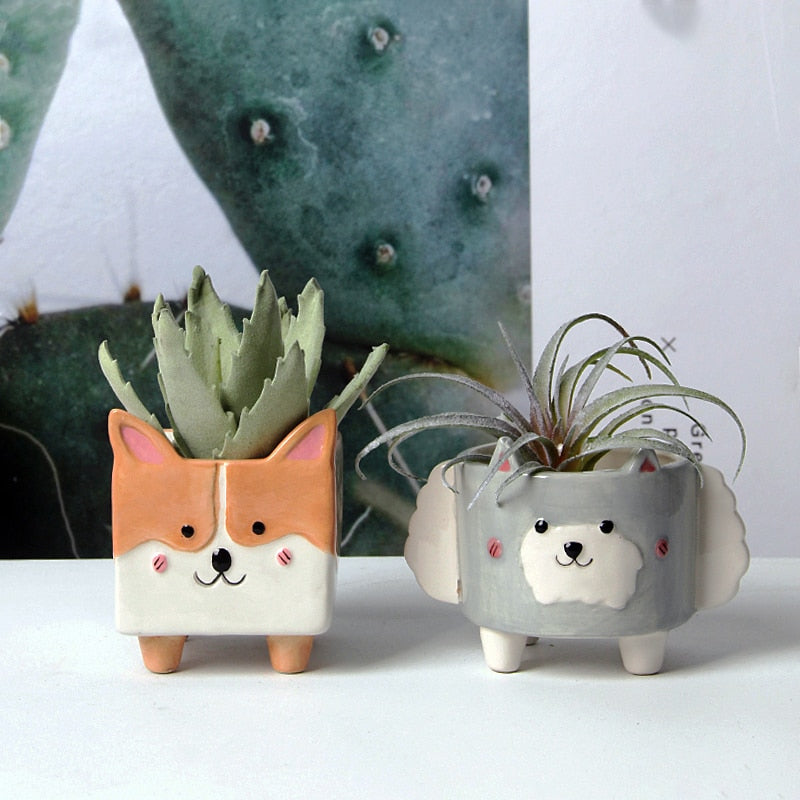 Cartoon Animal Planters