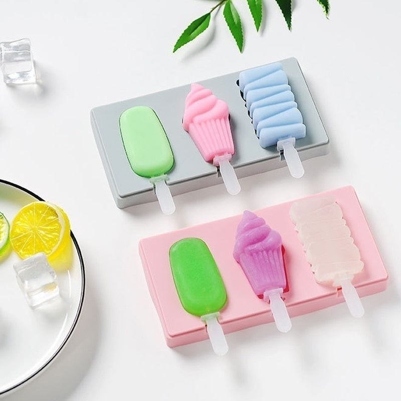 Cartoon Ice Pop Moulds