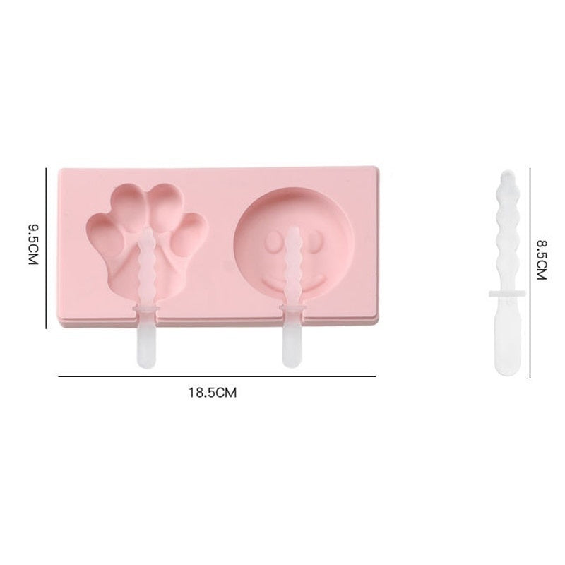 Cartoon Ice Pop Moulds