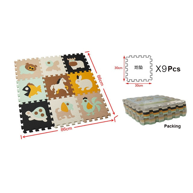 Puzzle Floor Mat - Design