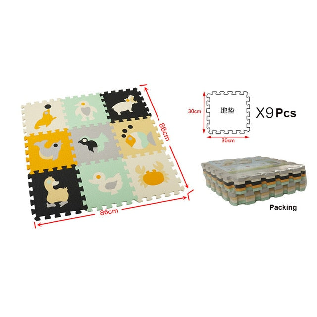 Puzzle Floor Mat - Design