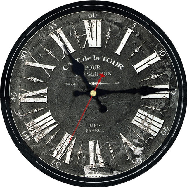 Roman Numeral Vintage Wall Clocks