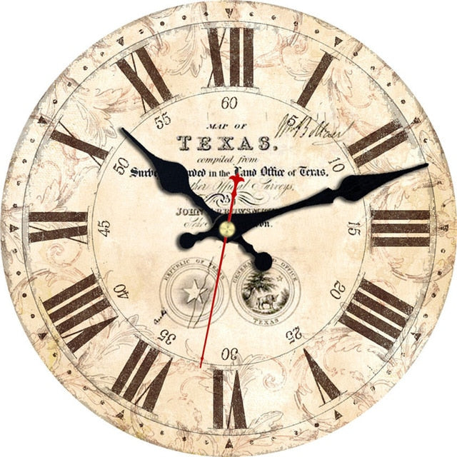 Roman Numeral Vintage Wall Clocks