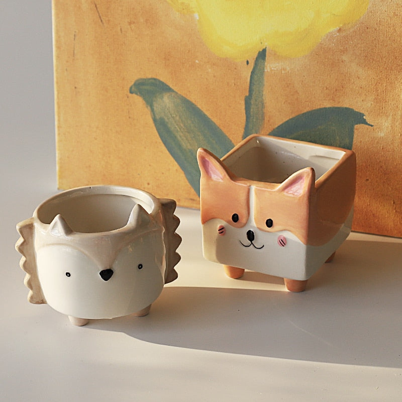 Cartoon Animal Planters