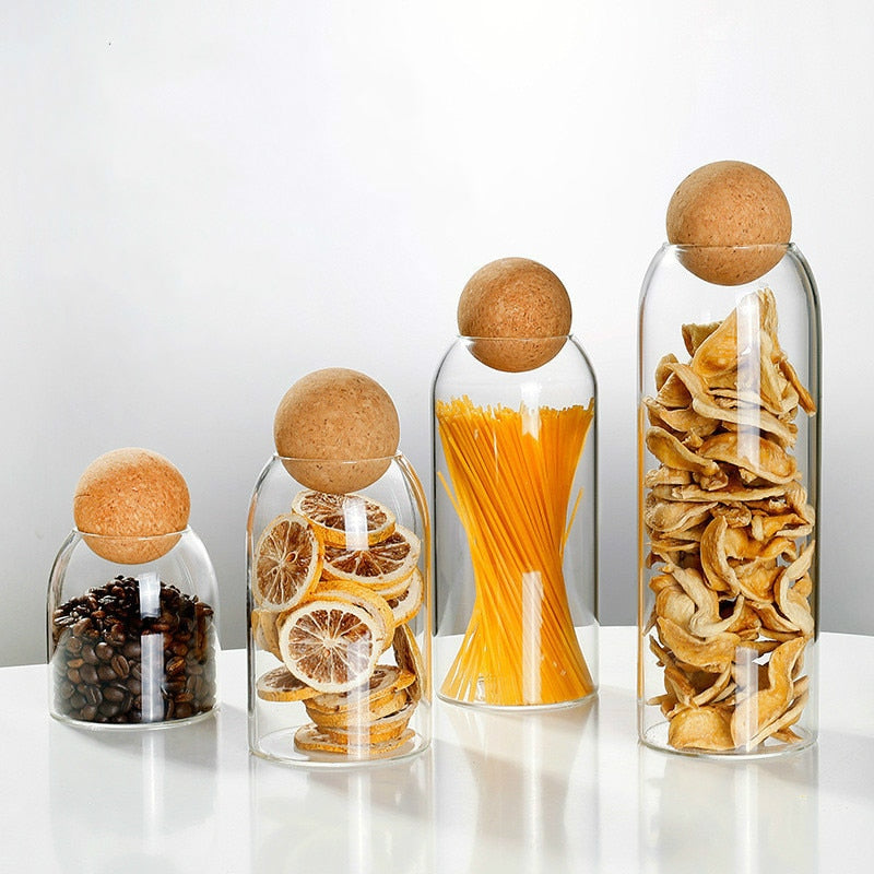 Jar with Cork Stopper