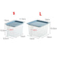 Transparent Storage Container with Handle