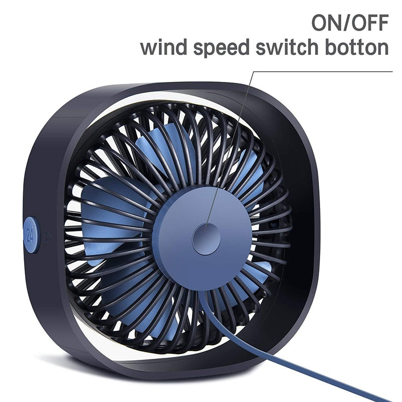 USB Mini Desk Fan