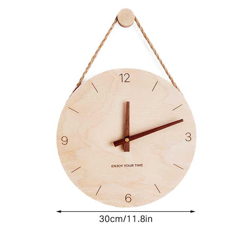 Natural Hanging Wall Clock