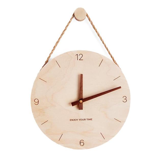 Natural Hanging Wall Clock