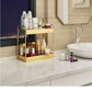 Metallic Gold Beauty Organiser