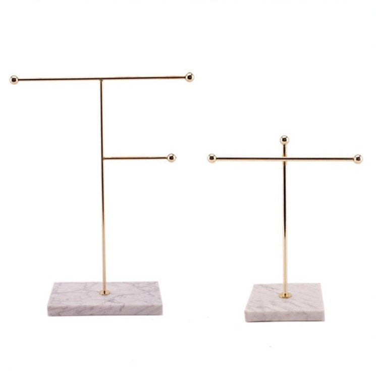 Marble Base Jewellery Stand