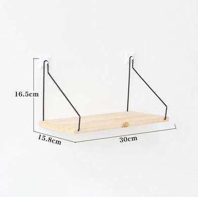 Wooden Wall-Mount Shelf