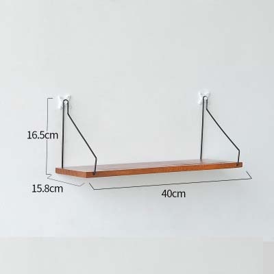 Wooden Wall-Mount Shelf